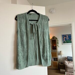 Vintage Teal Vest